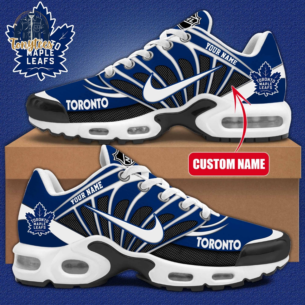 Toronto Maple Leafs 2024 Personalized TN Sport Shoes