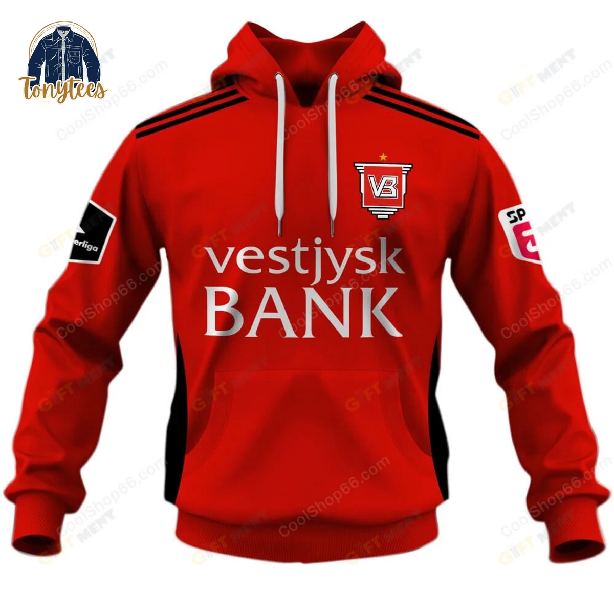 Vejle Boldklub Personalized Home Jersey Hoodie Shirt